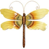 Dragonfly Wall Decor in Sunflower