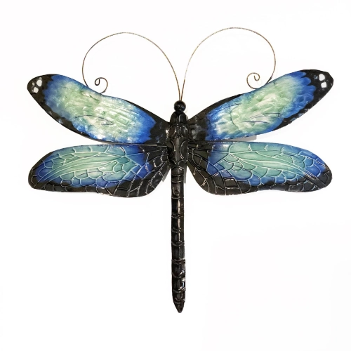 Dragonfly Wall Decor in Blue & Black