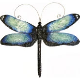 Dragonfly Wall Decor in Blue & Black