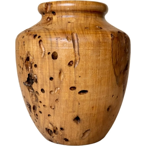 Sunken Wood Classic Large Vase in Light Reclaimed Wood