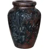 Sunken Wood Classic Small Vase in Dark Reclaimed Wood