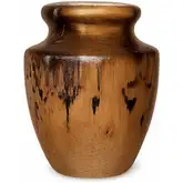 Sunken Wood Bulb Medium Vase in Light Reclaimed Wood