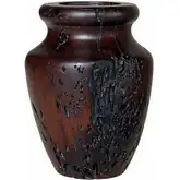 Sunken Wood Bulb Small Vase in Dark Reclaimed Wood