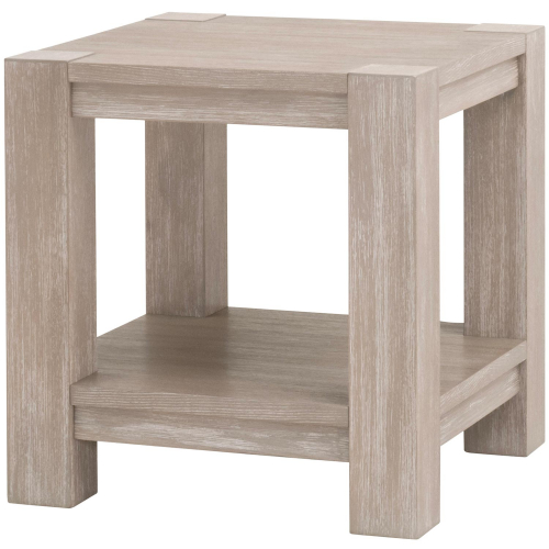 Adler End Table in Sandblasted Natural Gray Acacia 6129-ET.NG