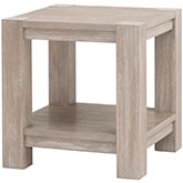 Adler End Table in Sandblasted Natural Gray Acacia 6129-ET.NG