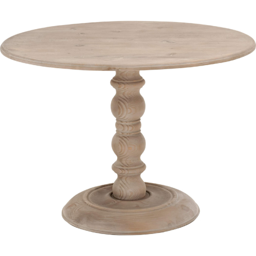 Chelsea 42" Round Dining Table in Gray Reclaimed Pine 8043-L.SGRY-PNE