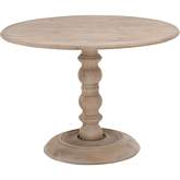 Chelsea 42" Round Dining Table in Gray Reclaimed Pine 8043-L.SGRY-PNE