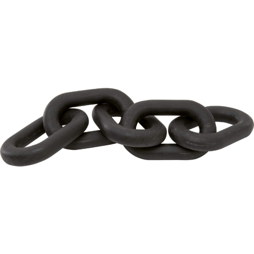 Cinq Wood Link Decor in Black Wash Reclaimed Pine 9020-5.BW-PNE