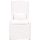 Colette Slipcover Dining Chair in Pearl Fabric 6419UP.LPPRL (Set of 2)