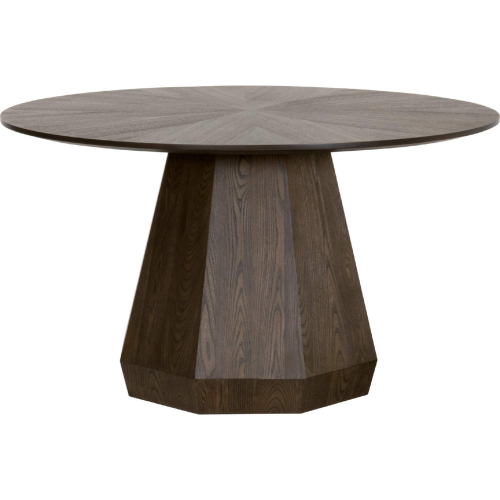 Coulter 54" Round Pedestal Dining Table in Burnished Brown Finish 6064.BBRN