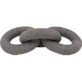 Crew Rope Link Decor in Dove Grey Flat Rope 6890.DOV