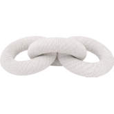Crew Rope Link Decor in White Speckle Flat Rope 6890.WHT