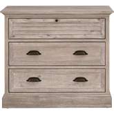 Eden 3 Drawer Nightstand in Natural Gray Acacia Wood 6054.NG