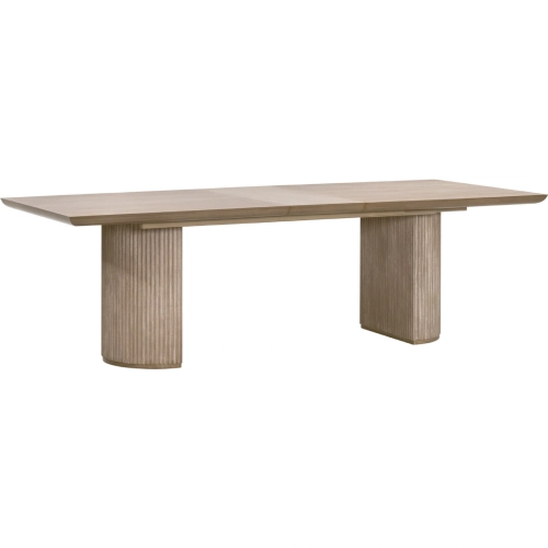 Halloway Extension Dining Table in Natural Gray Acacia Wood
