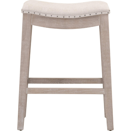 Harper Counter Stool in Bisque French Linen & Distressed Gray Ash 6415-CSUP.NG/BIS