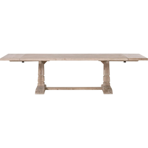 Hayes 86" Extension Dining Table in Smoke Gray Reclaimed Pine 8013.SGRY-PNE