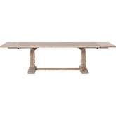 Hayes 86" Extension Dining Table in Smoke Gray Reclaimed Pine 8013.SGRY-PNE
