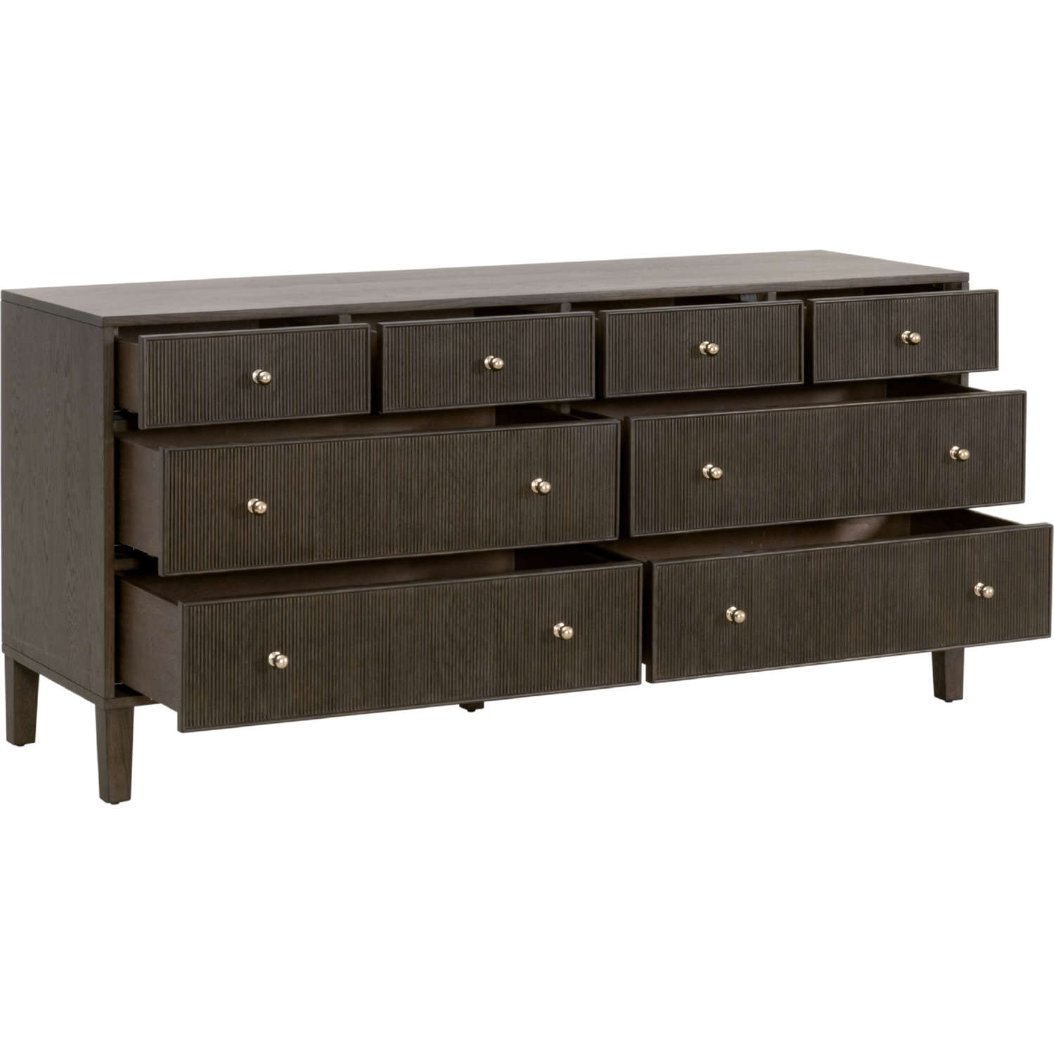 double dresser brown Essentials For Living Highland 8 Drawer Dutch Oak Dresser in a beautiful