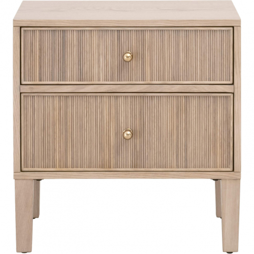 Highland 2 Drawer Nightstand in Natural Finish Oak 5256.NAT-OAK