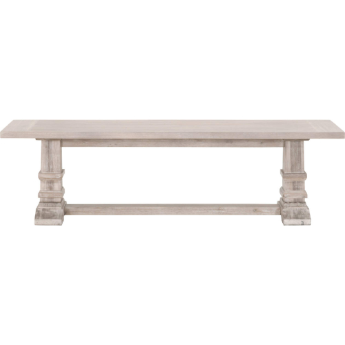 Hudson Large Dining Bench in Gray Wash Acacia 6030-L.NG