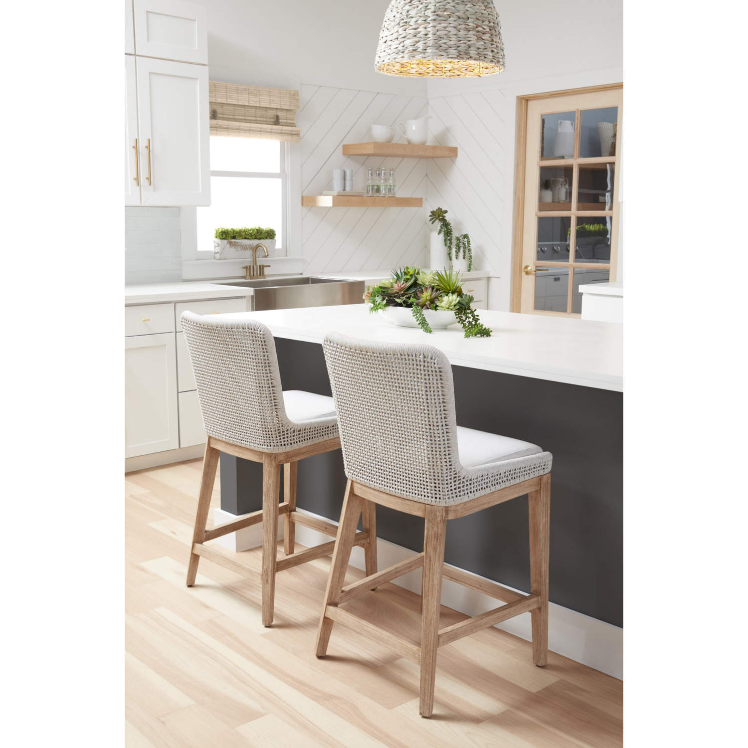 Cozyman Shanks Boho Bar Stools Counter Height Essentials For