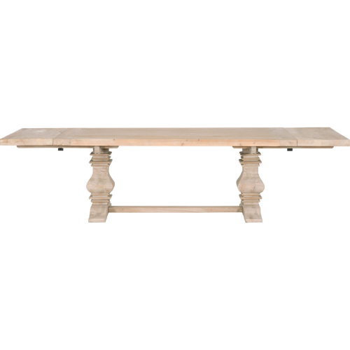 Monastery 84" Ext Dining Table in Smoke Grey Recycled Pine 8040.SGRY-PNE