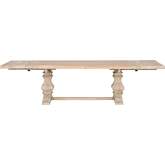 Monastery 84" Ext Dining Table in Smoke Grey Recycled Pine 8040.SGRY-PNE