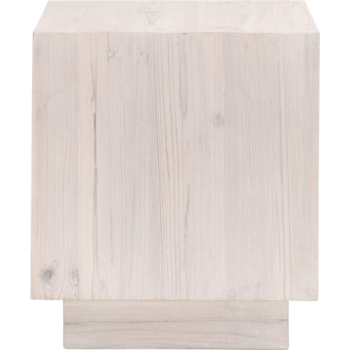 Montauk End Table in White Wash Pine 8096.WW-PNE