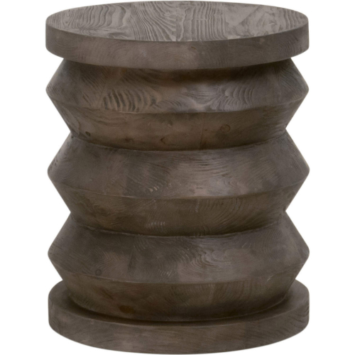 Pier Accent End Table in Drift Brown Reclaimed Pine 8029.DB-PNE