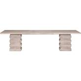 Plaza 84" Extension Dining Table in Natural Gray Acacia 6089.NG