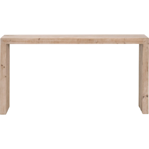 Reed Console Table in Reclaimed Smoke Gray Pine Wood 8100.SGRY-PNE