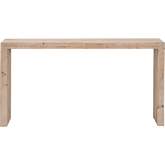 Reed Console Table in Reclaimed Smoke Gray Pine Wood 8100.SGRY-PNE