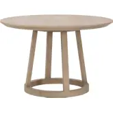 Reeves 48" Round Dining Table in Smoke Gray Oak