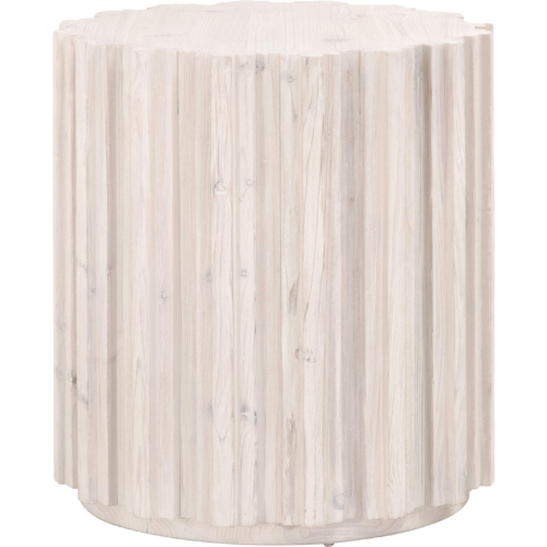 Roma End Table in White Wash Reclaimed Pine 8105.WW-PNE