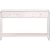 Sonia Console Table in Pearl Faux Shagreen Resin, Wood & Acrylic 6111.PRL-SHG/BBRS