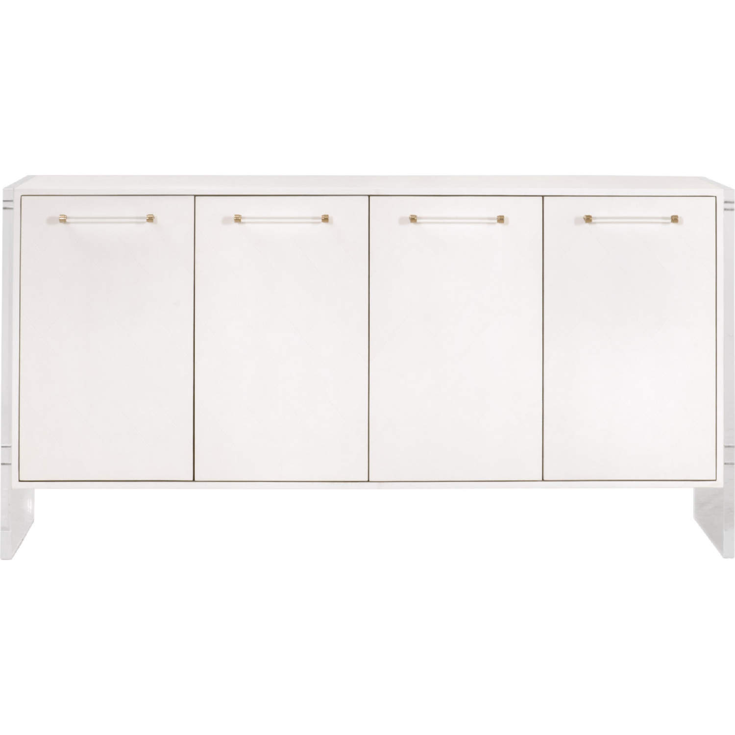 Essentials for Living 6110.PRLSHG/BBRS Sonia Media Sideboard in Pearl