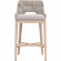 Tapestry Bar Stool in Taupe & White Flat Rope 6850BS.WTA/PUM/NG
