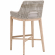 Tapestry Bar Stool in Taupe & White Flat Rope 6850BS.WTA/PUM/NG