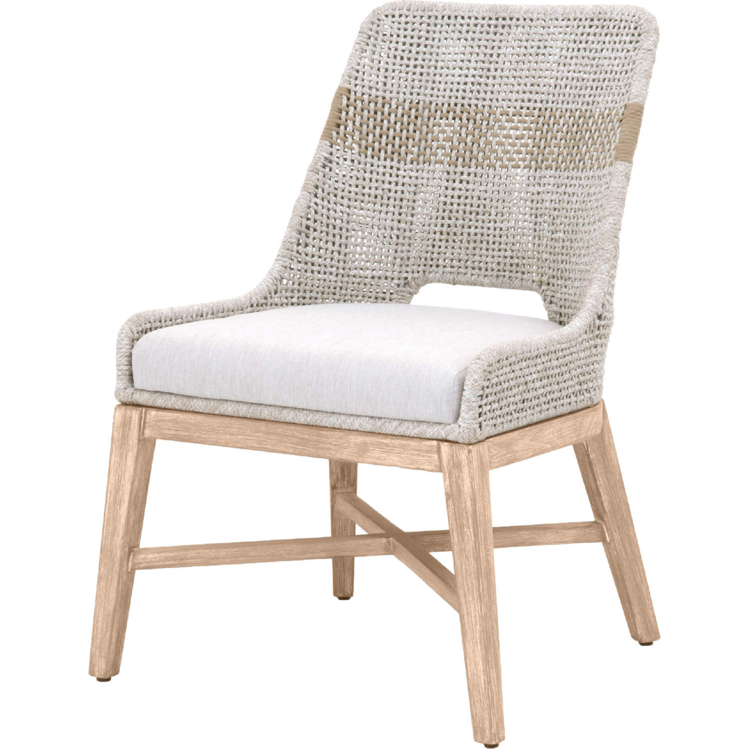 Essentials For Living Tapestry Flat Rope Stool - Thumbnail 4