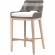 Tapestry Outdoor Bar Stool in Dove Grey & White Rope 6850BS.DOV/WHT/GT