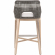 Tapestry Outdoor Bar Stool in Dove Grey & White Rope 6850BS.DOV/WHT/GT