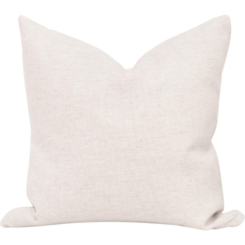 Basic 22" Pillow in Performance Textured Cream Linen 7200-22.TXCRM (Set of 2)