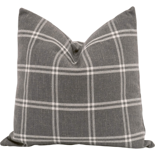 Basic 22" Pillow in Smoke Gray Fabric 7200-22.WSMK (Set of 2)