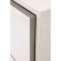Wynn 3 Drawer Nightstand in Pearl White Faux Shagreen & Brushed Stainless 6157.PRL-SHG/BSTL