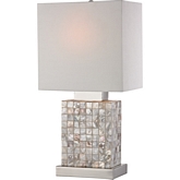 Mini Mother of Pearl Table Lamp