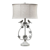 31" Saint Louis Heights Table Lamp in Antique White