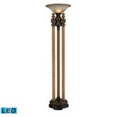 72" Athena LED Torchiere in Athena Bronze