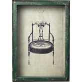 Picture Frame w/ French Antique Chair Print