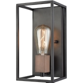 Rigby 1 Light Wall Sconce in Oil Rubbed Bronze & Tarnished Brass