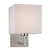 Davis 1 Light Wall Sconce in Brushed Nickel
